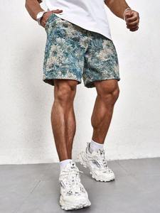 Shorts de plage d'entraînement Premium pour femmes 2-en-1 Séchage rapide Respirant Confortable Imprimé Écologique High Street Style-Vente en gros - Product Image 5