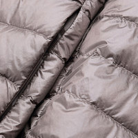 Veste matelassée personnalisée OEM pour homme en toile brodée, à carreaux métalliques, écologique, réversible, ultra-légère pour l'hiver