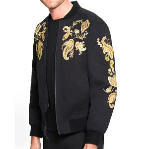 Diseñe su propio logotipo Chaqueta de bombardero para hombre Servicio OEM Chaqueta de bombardero ligera para hombres en venta - Product Image 4