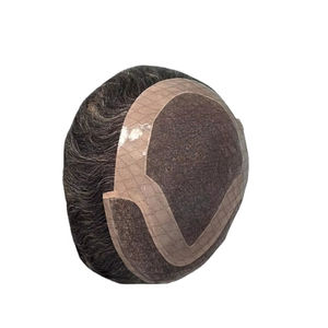 Peluca de Cabello Humano Taz Hair BD, Ondulado, Prótesis Capilar, 100% Cabello Remy Chino, con Frente de Encaje y Base Mono - Product Image 3