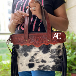 กระเป๋าหนังวัวแท้สะพายคาดลำตัว,กระเป๋าถือกระเป๋าโท้ทหนัง - Product Image 1