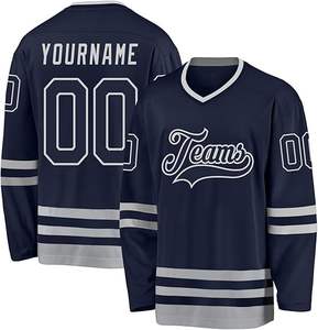 Nouvelle arrivée Maillot de hockey sur glace 2025 personnalisé Premium Team Uniform OEM Sublimation Sportswear Pro Game Shirt Bulk Wholesale Supplier - Product Image 4