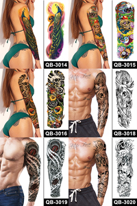 Autocollants de <span class=keywords><strong>tatouage</strong></span> temporaire étanches super grands pour hommes et femmes Application <span class=keywords><strong>bras</strong></span> complet et demi-<span class=keywords><strong>bras</strong></span> <span class=keywords><strong>épaule</strong></span> pour le corps et le visage - Product Image 2