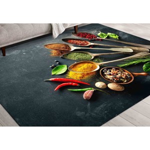 Tapis de cuisine aux motifs indiens modernes, antidérapant, tapis fin non tissé - Product Image 4