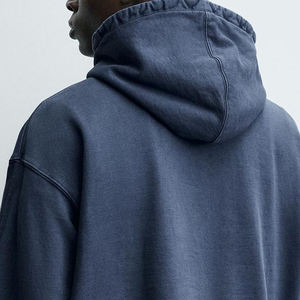 Sweat à capuche de haute qualité avec logo personnalisé, matière polaire, couleur unie, nouvelle arrivée en gros 2026, léger, dernier modèle de sweat à capuche pour hommes - Product Image 4
