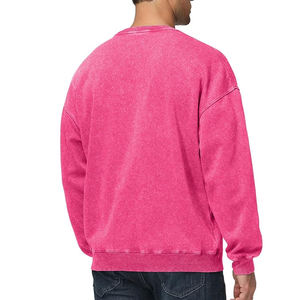 Sudadera de Hombre Extra Grande y Gruesa Personalizada al por Mayor, Proveedor Directo de Fábrica, Sudadera Básica de Algodón Combinado para Hombre - Product Image 2