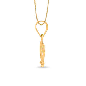 Colgante Religioso Khanda de Oro con Cadena, Listo para Regalar - Product Image 5