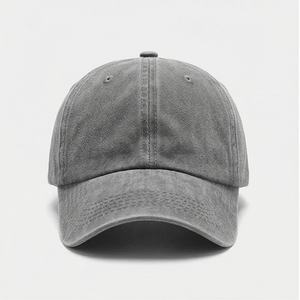 Casquettes de baseball de qualité supérieure, lavage à l'acide, broderie personnalisée, style streetwear, tissu en toile, réglable, toutes tailles de tête, faible MOQ, meilleur choix - Product Image 1