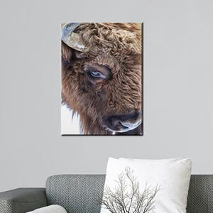 ภาพพิมพ์บนผ้าใบลายวัวสไตล์บ้านไร่สุดหรู - ของตกแต่งสไตล์โบโฮสมัยใหม่ ห่อหุ้มอย่างดี - Product Image 1