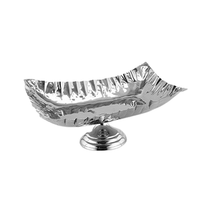 Bol de service en aluminium de créateur Forme ronde Taille personnalisée Bol de couleur argent du fabricant en Inde - Product Image 4