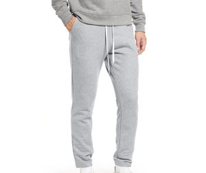 Pantalon de jogging pour hommes gris chiné léger en gros pour les sports d'été pantalons de survêtement décontractés pour hommes - Product Image 1