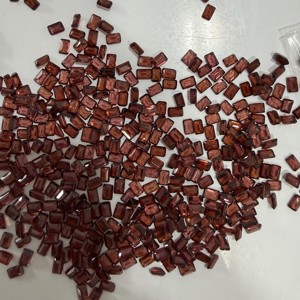 หินโกเมนโมซัมบิกแดงตัดทรงแปดเหลี่ยมอัญมณีหลวมสำหรับแหวนและจี้ - Product Image 5