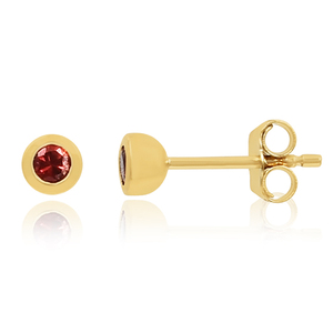 Boucles d'oreilles en argent sterling 925 plaqué or Mini Citrine pour femmes et filles Design de déclaration à la mode pour les mariages et les fêtes - Product Image 5