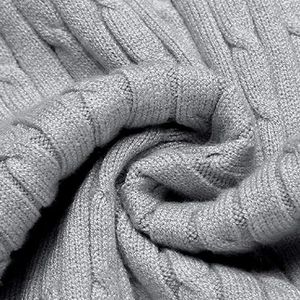 Pull en tricot de qualité unique Pull d'hiver à col rond en polyester surdimensionné Pull en tricot personnalisé - Product Image 4