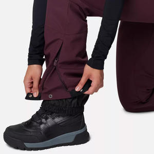 Fabricante OEM, pantalones de esquí de ajuste personalizado para mujer con forro aislante impermeable, logotipo de marca y opciones de etiqueta - Product Image 2