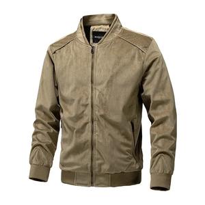 Veste en daim décontractée pour hommes mince printemps automne Style léger décontracté Fit vêtements d'extérieur - Product Image 4