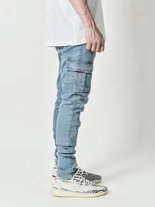 High Quality Vintage Custom Manufacturer Cotton Heavy Baggy Italian Raw <b>Wide</b> <b>Leg</b> Japanese Selvedge Bootcut Denim <b>Jeans</b> <b>Men</b> - Product Image 5