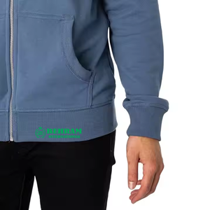 Sweat-shirt à capuche zippé en molleton 100 % coton de haute qualité, respirant, séchage rapide, confortable, grammage lourd, best-seller - Product Image 5