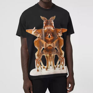 T-shirt respirant pour homme en mélange de coton léger, zone d'impression lisse, texture nette, base raffinée et confortable - Product Image 2