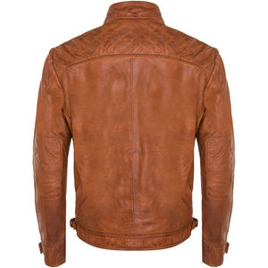 2025 <b>Top</b> Selling Men's Genuine Cowhide <b>Leather</b> Jacket <b>High</b> Quality Customizable XL Canvas Windproof Waterproof Winter Pocket - Product Image 5