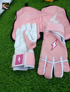 Gants de frappe de baseball et de softball professionnels pour hommes et femmes, fabriqués sur mesure en cuir véritable pour adultes - Product Image 4