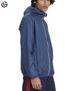 Custom Premium Quality Men's Winter Windbreaker Jacket Stand Hooded Design Waterproof Windproof Features for Outdoor <b>Athletic</b> - Product Image 3