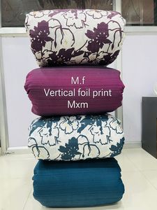 100 rayonne Viscose Spandex tissu impression numérique Challis pour décharge de vêtement pour filles costumes chemises et mariages - Product Image 2