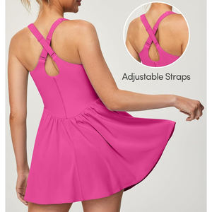 Haute Qualité Respirant Paddle Tennis Uniforme Logo Personnalisé Imprimé À Séchage Rapide Robe De Tennis Prix De Gros - Product Image 2