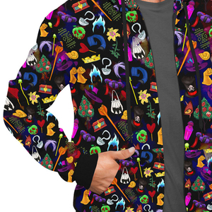 Sudadera con capucha y cremallera de manga larga para hombre, ropa de calle con sublimación totalmente personalizable, sin costuras, tarifa de venta al por mayor OEM disponible - Product Image 4