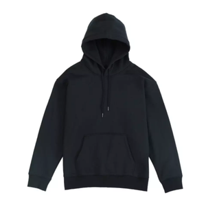 Sweat à capuche zippé personnalisé de haute qualité pour l'hiver, style streetwear, avec logo sur mesure, en molleton uni double couche - Product Image 3