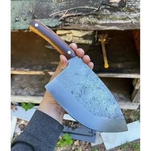 Cuchillo de Cocina Multifuncional JEXMOO, Hecho a Mano, de Acero al Carbono, con Funda de Cuero - Product Image 3