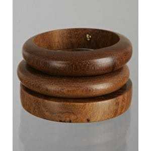 Handmade Square Wooden <b>Wristband</b> Vintage Boho Chunky Bangles for Men and Women Design Inspired Fashion Jewelry - Product Image 3