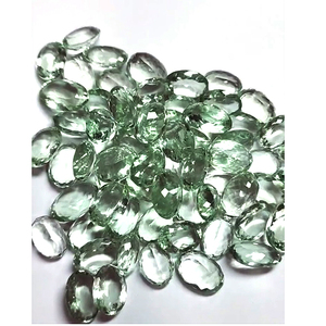 66 pièces d'améthyste verte naturelle 10mm à 20mm facette ovale 527 cts lot Iroc ventes haute qualité Prasiolite coupe pierre précieuse en vrac - Product Image 2