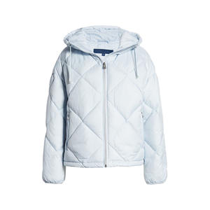 Chaquetas Acolchadas de Burbuja para Mujer, Invierno 2024, Más Vendidas, Color Sólido, Tejido Personalizado, Transpirables, Cálidas, Brillantes, con Capucha - Product Image 5