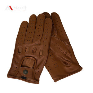 Guantes de trabajo de cuero, guantes de jardinería recorte de flores motocicleta conducción seguridad para guantes de hombre - Product Image 4