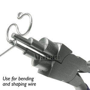 High Quality Durable Stainless Steel Bail Making Pliers Jewelry <b>Crafting</b> Professional Tool MANAN INSTRUMENTS Customized Weight - Product Image 4