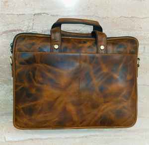 Hot Sale Large Capacity RFID Leather Laptop <b>Bag</b> Best Price Business Use <b>Men</b> <b>Shoulder</b> <b>Bag</b> Zipper Closure Direct Wholesaler - Product Image 2