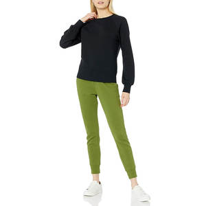 2024 nuevo diseño de moda mujer sudadera algodón suave duradero cuello redondo sudadera manga larga pulóver sudadera de invierno - Product Image 5