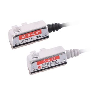 Interrupteur magnétique automatique D-A54 de type mince à montage en fente pour vérins pneumatiques à biellette |   Détection magnétique sans contact |   Relais PLC - Product Image 1