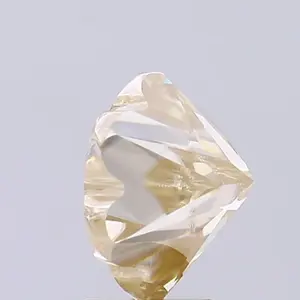 Hermosa moissanita con forma de flor de 6 pétalos, moissanita VVS amarilla, fabricación de claridad para colgante de moissanita y joyería, joyería de Hip Hop - Product Image 3