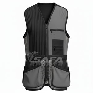 Haute qualité 100% coton voyage Skeet gilet multi-poches sans manches gilet de chasse en plein air avec maille pour le tir - Product Image 5