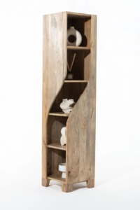 Vitrina de madera de mango macizo de diseño moderno, muebles para el hogar de primera calidad con gran capacidad para sala de estar, dormitorio y uso en villas - Product Image 4