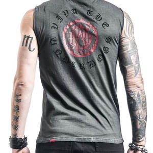 Camiseta sin mangas holgada para hombre, tela de mezcla de algodón, elegante, cómoda, perfecta para uso diario, salidas informales, entrenamientos de gimnasio - Product Image 6