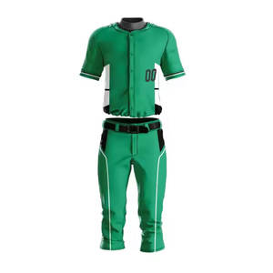 Dernier modèle Ensemble d'uniformes de baseball nouveau style Uniforme de baseball de couleur unie de qualité supérieure pour la vente en ligne - Product Image 3