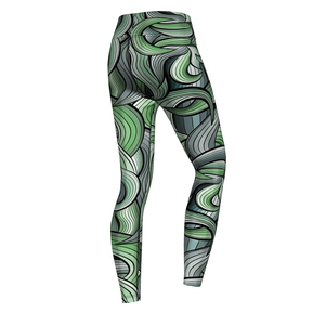 Women's 100% Cotton High Waist <b>Leggings</b> Moisture-Wicking and Breathable for Every Active Gym Use - Product Image 5