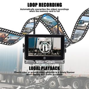Wireless 7" Touch Screen Backup <strong>Camera</strong> System Solar Magnetic Battery Powered Hitch <strong>Camera</strong> for RV Truck <strong>Horse</strong> <strong>Trailer</strong> No Wiring - Product Image 3