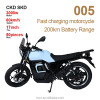 Moto électrique à charge rapide, autonomie supérieure à 200 km, options de tension 72V et 60V pour livraison et transport de marchandises