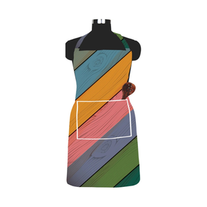 Delantal abstracto de algodón para meñique con bordado, delantal transpirable de trabajo para mujer, delantales de Cocina, Restaurante, suministro de fabricante - Product Image 3