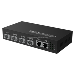 Convertidor de Medios Ópticos de Fibra Gigabit 2 RJ45+ 4 SFP, Switch de Fibra Ethernet, Venta Caliente - Product Image 6