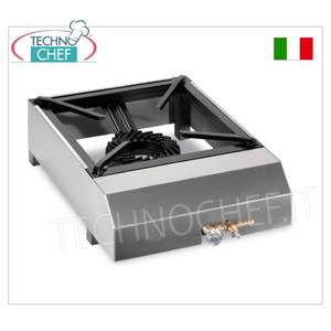 Cuisinière à gaz professionnelle de table, 1 brûleur, 7,5 kW, 400x570x170h - Product Image 3